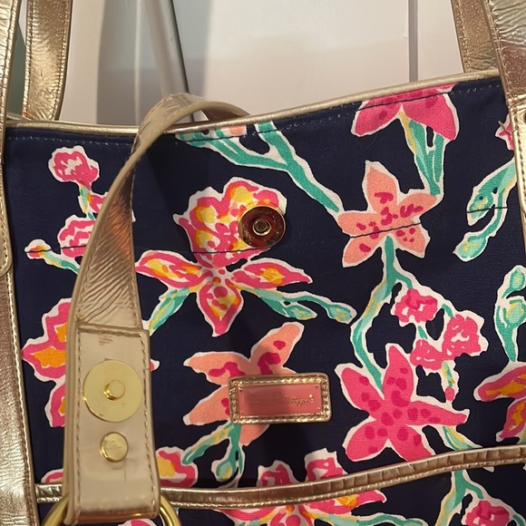 Lilly Pulitzer colorful tote bag - Picture 3 of 13